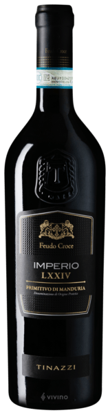 Tinazzi Feudo Croce Imperio LXXIV Primitivo di Manduria | Vivino