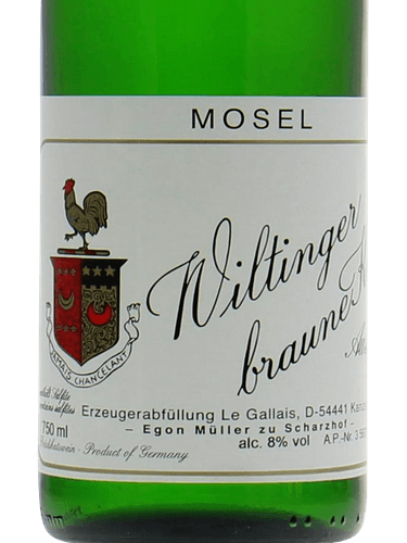 Riesling 'Le Gallais' Wiltinger Braune Kupp Auslese