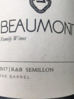 Beaumont R&B Semillon One Barrel