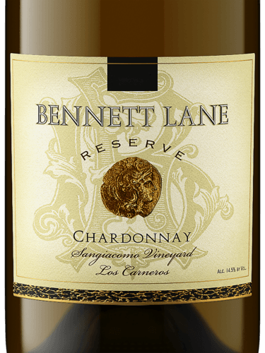 2024 Bennett Lane Chardonnay Reserve Sangiacomo Vineyard