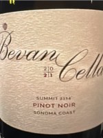 Bevan Cellars Summit 2114 Pinot Noir