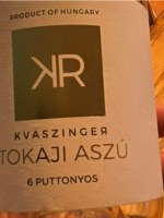 Kvaszinger Tokaji Aszú 6 Puttonyos