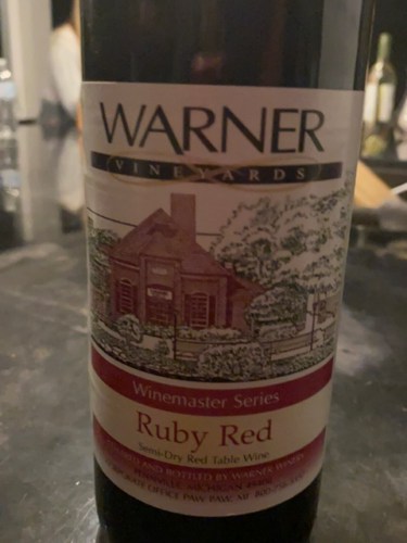 Warner Vineyards Winemaster Series Ruby Red | Vivino United Kingdom