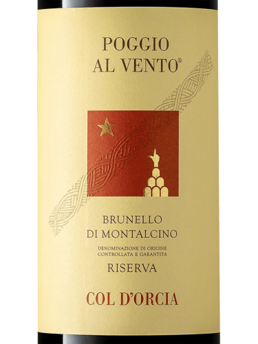 Col d'Orcia Poggio Al Vento Brunello di Montalcino Riserva