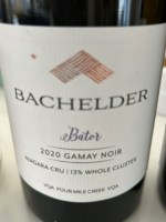 Bachelder Bator Niagara Cru Whole Cluster Gamay Noir