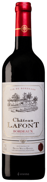 Château Lafont 2010 ボルドーワイン 750ml Château Lafont Bordeaux | Vivino US