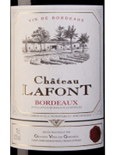 Château Lafont Bordeaux | Vivino 日本語