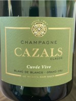Cazals Cuvée Vive Blanc de Blancs Champagne Grand Cru 'Le Mesnil-sur-Oger'