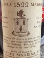 Blandy's Grabham Sercial Solera 1818 Madeira