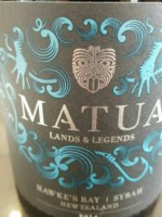 Matua Lands & Legends Syrah