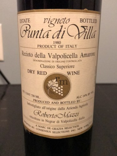 ワイン Recioto della Valpolicella AMARONE 1979 Santi Recioto Della Valpolicella Amarone - Lot 179681