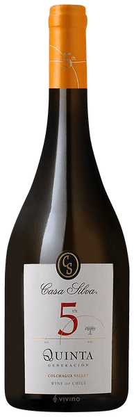 Vinho Casa Silva Branco Seco Chile Quinta Generación Blend 2023 750ml