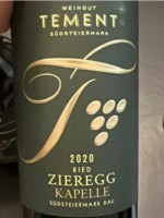 Tement Ried Zieregg Kapelle Sauvignon Blanc