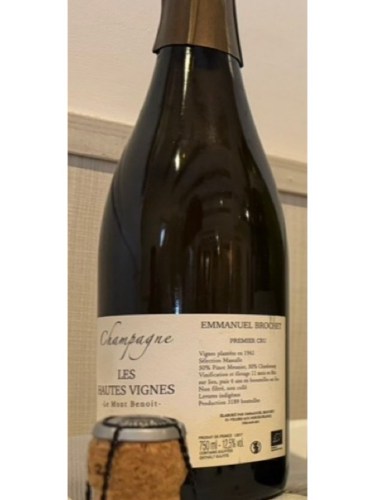 Emmanuel Brochet Les Hautes Vignes Le Mont Benoit Extra Brut