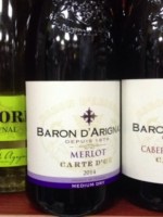 Baron d'Arignac Carte d'or Merlot Medium Dry
