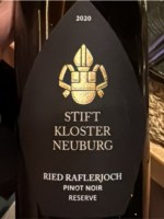 Stiftskellerei Klosterneuburg Ried Raflerjoch Reserve Pinot Noir