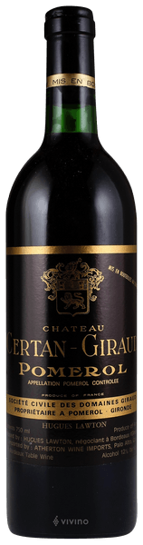 Château Certan-Giraud Pomerol | Vivino English