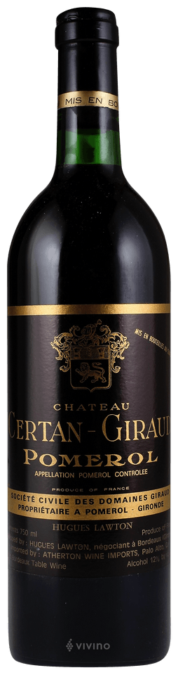Château Certan-Giraud Pomerol | Vivino English