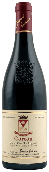 Bertrand Ambroise Corton Le Rognet Grand Cru | Vivino 日本語