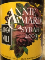 Andrew Will Annie Camarda Syrah