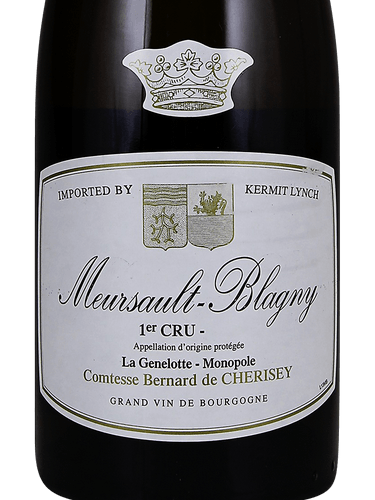 Comtesse Bernard de Chérisey La Genelotte Monopole Meursault 1er