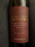 Tormaresca Il Piccolo Carrubo Primitivo di Manduria