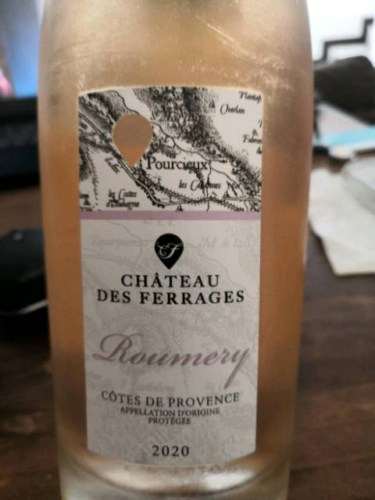 2020 Château des Ferrages Roumery Côtes de Provence Rosé | Vivino ...