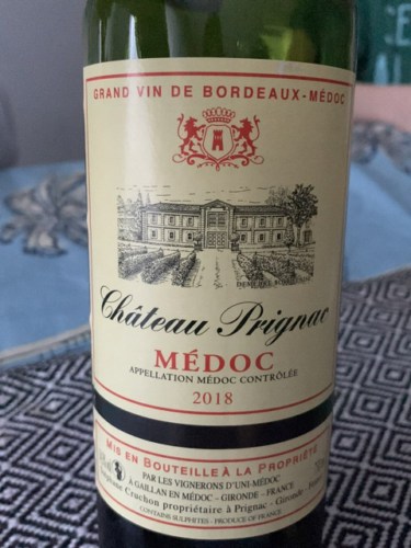 2018 Château Prignac Médoc Vivino US
