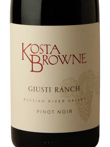 Giusti Ranch Pinot Noir