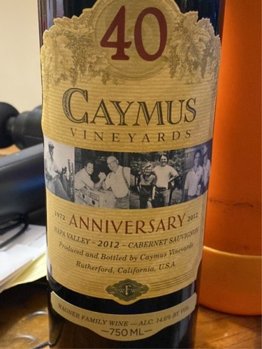 Caymus Vineyards 40 Anniversary | Vivino 日本語