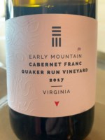 Early Mountain Quaker Run Vineyard Cabernet Franc