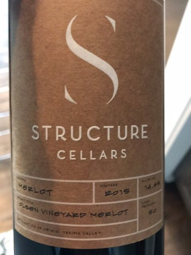 Structure Cellars Olsen Vineyard Merlot | Vivino US