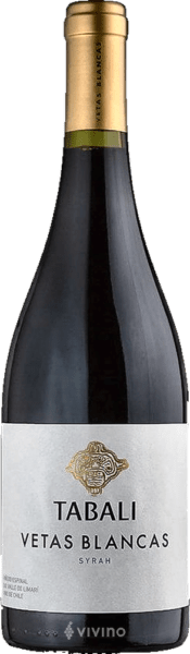 Vinho Tabali Branco Seco Chile Vetas Blancas Reserva Syrah 2017 750ml