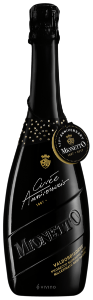 Mionetto Cuvée Anniversario Valdobbiadene Prosecco Superiore Millesimato Brut Nature