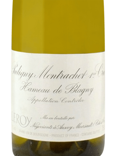 Maison Leroy Puligny-Montrachet Premier Cru Hameau de Blagny