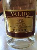 Valdo Grappa Cuvée di Boj Prosecco Valdobbiadene