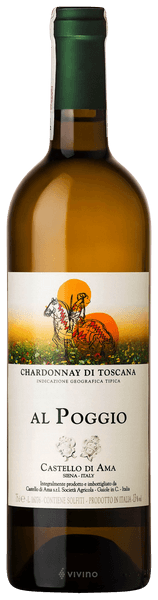 Castello di Ama Al Poggio Chardonnay di Toscana