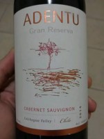 Siegel Adentu Gran Reserva Cabernet Sauvignon