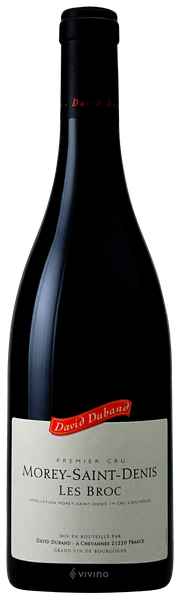 ダヴィド デュバン モレサンドニ レ ブロ 2020 David Duband Morey-Saint-Denis Premier Cru 'Les Broc' | Vivino English