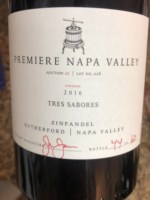 Tres Sabores Premiere Napa Valley Zinfandel