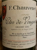 Françoise Chauvenet Clos de Vougeot Grand Cru