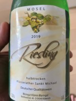 Hans Klaren Maringer Klüsserather Sankt Michael Riesling Halbtrocken