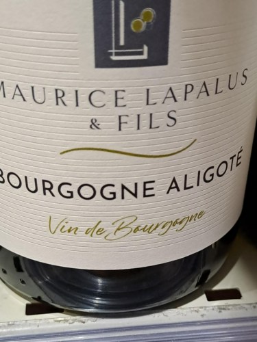 Maurice Lapalus & Fils Bourgogne Aligoté | Vivino English