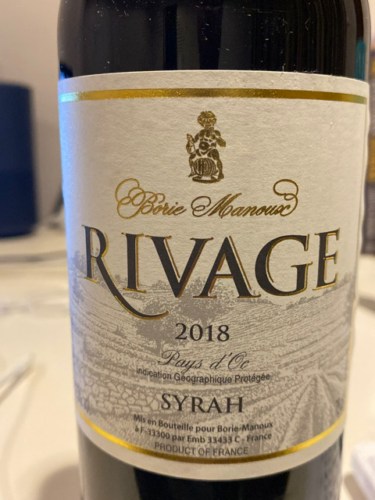 Borie Manoux Rivage Syrah | Vivino US