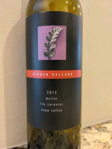 Singer Cellars Merlot | Vivino US