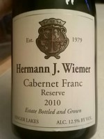 Hermann J. Wiemer Reserve Cabernet Franc
