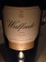 Antinori Tenuta Guado al Tasso Walfredo Syrah
