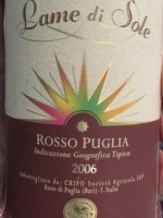 Crifo Lame di Sole Puglia Rosso