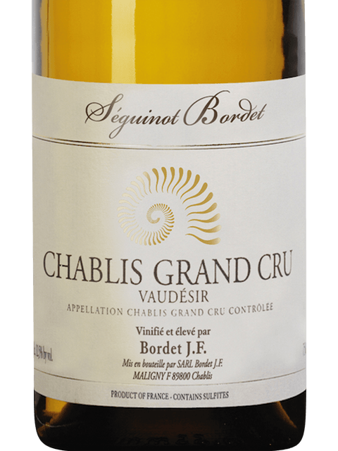 Seguinot-Bordet Chablis Grand Cru Vaudesir | Vivino 日本