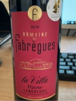 Domaine de Fabregues La Villa Pézenas Rouge